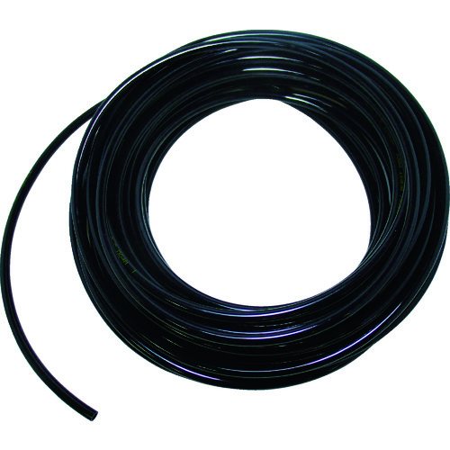ＴＲＵＳＣＯ ウレタン熱電子管 １２Ｘ８．０ １００Ｍ 黒 (114-5066) (TPT1208100BK)