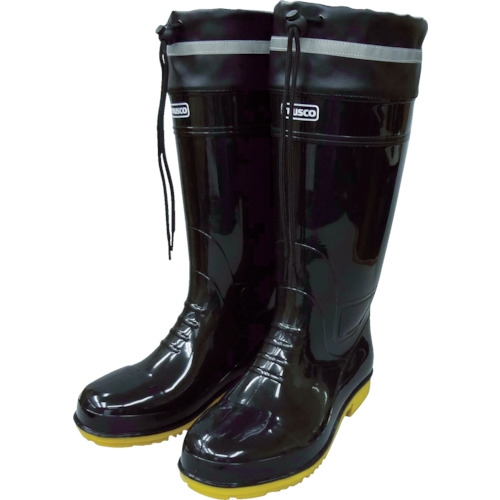 ＴＲＵＳＣＯ　耐油安全ブーツ　フード付　ＬＬ　黒 (818-9526) (TSBFLLBK)