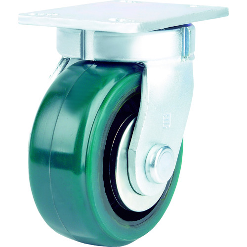 ＴＲＵＳＣＯ　超重高荷重用キャスター　自在　１５０ＭＭ　耐湿ウレタン車輪１２００ＫＧＦ (207-7226) (TUSH150KPL)