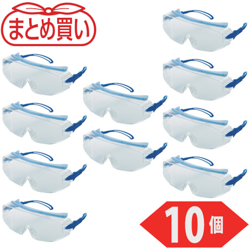 ＴＲＵＳＣＯ　まとめ買い　一眼型セーフテイグラス　クリア　１０個 (546-1946) (TVF80B10P)