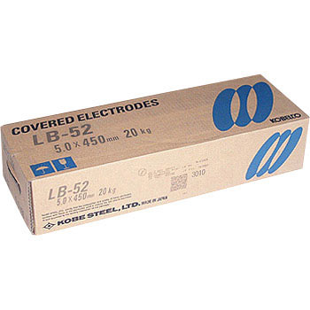 神戸製鋼　溶接棒　LB-52  5.0Φ　20Kg 1箱（5kg X 4ケース入り）【LB52】 写真は代表画像になります。ご了承下さい。