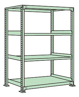 【代引き不可】 中量棚B型 B-1754