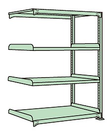 代引き不可】 中量棚C型 C-1344R