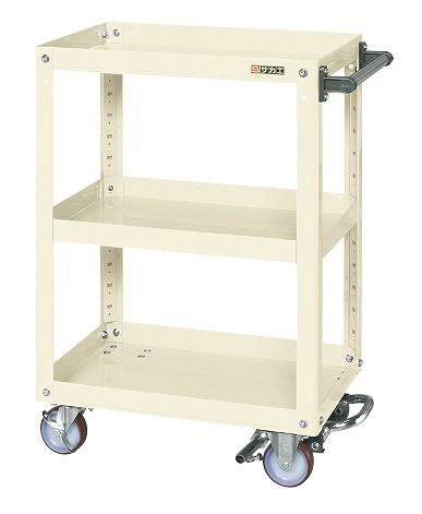 【代引き不可】 スーパーワゴン フットブレーキ付 EKR-207BRNUIの通販は