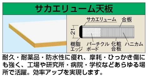 【代引き不可】 軽量用天板 KK-1275FTCIV