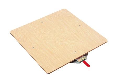 【代引き不可】 クルクル回転盤・スチール製・合板天板 KS-60Tの通販は