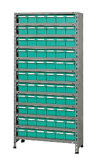 【代引き不可】 物品棚LEK型樹脂ボックス LEK1112-60T