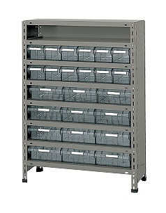【代引き不可】 物品棚LEK型樹脂ボックス LEK8118-24T