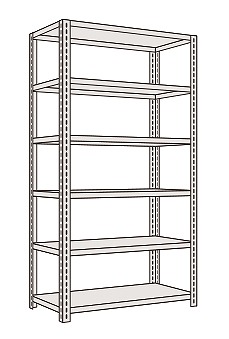 【代引き不可】 開放型棚 LF3316