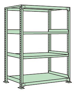【代引き不可】 中軽量棚ML型 ML-9154