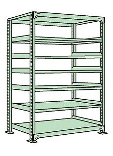 【代引き不可】 軽中量棚 ND-3117