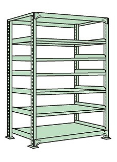 【代引き不可】 軽中量棚 ND-3327