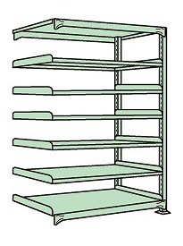 【代引き不可】 軽中量棚 NDW-3517R