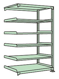 【代引き不可】 軽中量棚 NDW-3546R