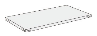 ショップラック用オプション棚板 SHR-12TAP