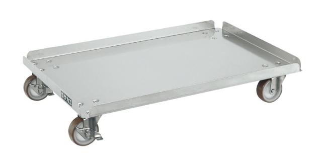 【代引き不可】 ステンレスコンテナ台車 SUC-75D