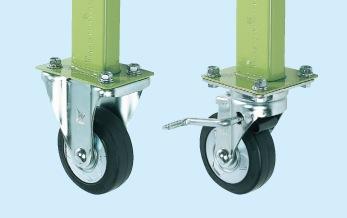 【代引き不可】 作業台用オプション移動脚 TKK-100CSの通販は 16,827円