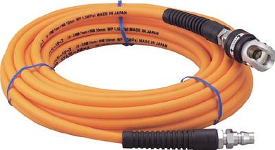 【送料無料！】ＴＲＵＳＣＯ　スィングカプラ付エアホース　７Ｘ１０ｍｍ　１０ｍ T