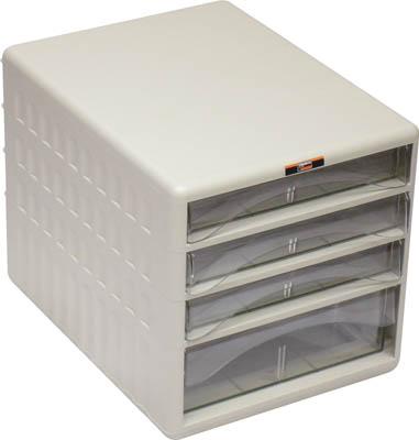 【送料無料！TRUSCO工具 激安特価(トラスコ中山)】ＴＲＵＳＣＯ　レターケース　引き出しＡ４浅型３個、Ａ４深型１個 TOA4S3W1 [286-9187 4,668円