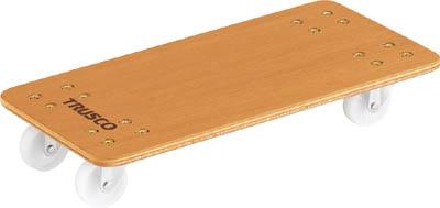 【送料無料！台車が割引特価】ＴＲＵＳＣＯ　合板平台車プティカルゴ　６００Ｘ３００　ナイロン車 PC3060 [505-7469] 【平台車】[PC-306