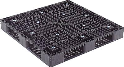 （直送品　代引不可）ＴＲＵＳＣＯ　α樹脂パレット　超軽量薄型　１１００Ｘ１１００Ｘ１２５ TAP1111S [512-3968