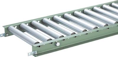 (法人限定　メーカー直送：代引不可)ＴＲＵＳＣＯ　スチールローラーコンベヤ　Φ３８　Ｗ４００ＸＰ７５ＸＬ１０００ VR-3812-400-75-1000