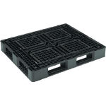 【送料無料！TRUSCO工具 激安特価(トラスコ中山)】リス　輸出用ワンウェイパレットＪＬ−Ｄ４・１２１０Ｇ片面四方差し　黒 JLD41210G 【