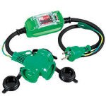 【送料無料！延長コードが超安い！】日動　防雨型ポッキン延長ブレーカ　１００Ｖ　過負荷漏電しゃ断器付　１ｍ PBWEKT [327-2583] 【延の通販は