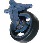 【送料無料！TRUSCO工具 激安特価(トラスコ中山)】京町　鋳物製自在金具付ゴム車輪（幅広） AHJ200X65 【鋳物製キャスター】[AHJ-200X65]