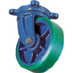 【送料無料！TRUSCO工具 激安特価(トラスコ中山)】京町　ダクタイル自在金具付ウレタン車輪 FHJ150X65 【鋳物製キャスター】[FHJ-150X65]