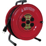 【送料無料！電工ドラム(コードリール)が割引特価】ハタヤ　サンデーリール　単相１００Ｖ　３０ｍ GS30 [106-2727] 【コードリール】[GS