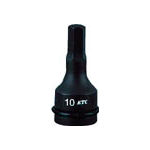【送料無料！ソケットレンチが格安価格】ＫＴＣ　１２．７ｓｑ．インパクトレンチ用ヘキサゴンレンチ　１２ｍｍ BTP412P [373-3416] 【イ