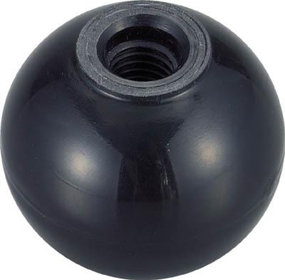 【送料無料！TRUSCO工具 格安特価(トラスコ中山)】ＴＲＵＳＣＯ　樹脂製握り玉　金具なし黒　４０ＸＭ１２ｍｍ TPB4012BK [329-2126] 【