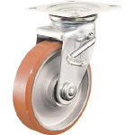 【送料無料！TRUSCO工具 お買い得特価(トラスコ中山)】イノアック　中荷重用キャスター　ログラン　ストッパー・旋回金具付　Φ２００ P2の通販は