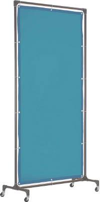 （直送品　代引不可）ＴＲＵＳＣＯ　溶接遮光フェンス　１０２０型単体　ブルー YFBB [328-9583]