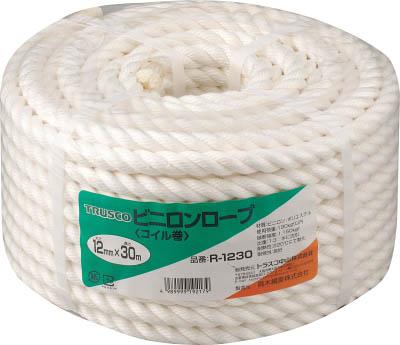 【送料無料!TRUSCO工具 お買い得特価(トラスコ中山)】TRUSCO ビニロンロープ 3つ打 線径12mmX長さ30m R1230 [511-253