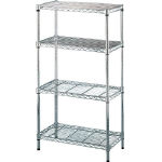 【送料無料！TRUSCO工具が安い(トラスコ中山)】ＩＲＩＳ　メタルラック（ポール径２５）　６６０×３６０×１７８５ MR6518J [404-7681]の通販は