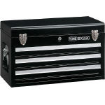 【送料無料！工具箱が目玉価格】ＴＯＮＥ　ツールチェスト　５０８Ｘ２３２Ｘ３０２ｍｍ　ブラック BX230BK [390-4318] 【スチール製工具