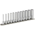 【送料無料！ソケットレンチが格安価格】ＴＯＮＥ　ディープソケットセット（６角・ホルダー付）　１２ｐｃｓ HSL212 [395-6393] 【ソケ