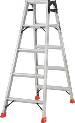 （直送品　代引不可）ＴＲＵＳＣＯ　はしご兼用脚立　アルミ合金製脚カバー付　高さ１．４０ｍ TPRK150 [273-7604] 【の通販は