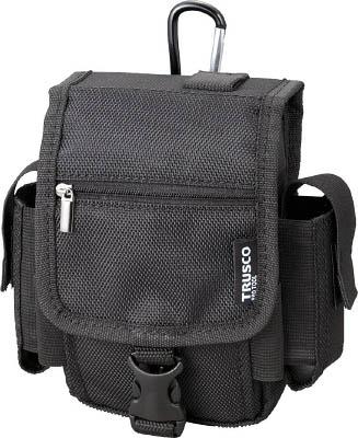 【送料無料！TRUSCO工具 お買い得特価(トラスコ中山)】ＴＲＵＳＣＯ　コンパクトツールケース　ツーサイドポケット　ブラック TCTC1808BK