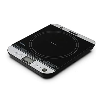 アイリスオーヤマ【IRIS】1口卓上IHコンロ 対面操作式 1400W IHC-T61-B★【IHCT61B】