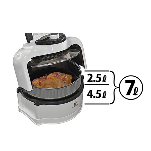 クマザキエイム【調理家電】エアロオーブン ホワイト×ブラック AO-250W【揚げる・焼く・煮る】の通販は 7,138円