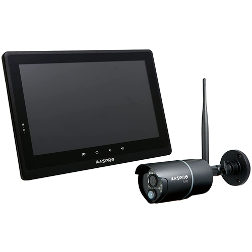 マスプロ電工【MASPRO】防犯カメラ　10.1インチモニター＆ワイヤレス HDカメラセット フルハイビジョン EP2WCFL【モニター・カメラセット】