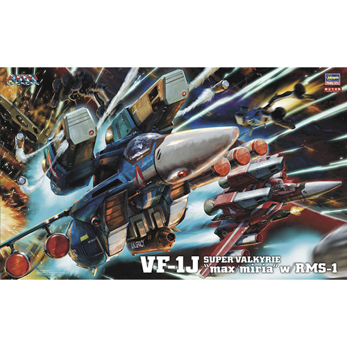 ハセガワ【プラモデル】1／48 VF-1J スーパーバルキリー “マックス／ミリア” w／反応弾 65827 H-4967834658271の通販は 5,500円