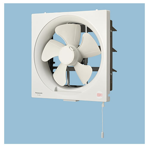 パナソニック【スタンダードタイプ・台所用】一般換気扇 羽根径25cm 埋込寸法300mm角 排気・引きひも連動式シャッター FY-25P6【住宅設備家電】の通販は 4,784円