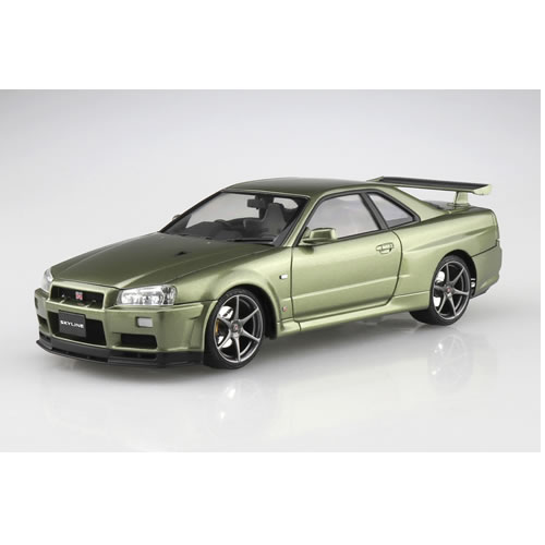 タミヤ 1/24 日産 R34 スカイライン GT-R VスペックⅡニュル完成品 1/24