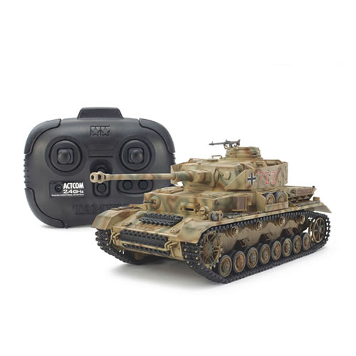 タミヤ【送信機用単4形アルカリ乾電池4本別売】RCタンクシリーズNo18　1／35RC ドイツIV号戦車J型 (専用プロポ付き) H-4950344482184【ラジコン】の通販は