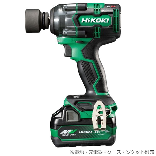 HiKOKI【ハイコーキ】コードレスインパクトレンチ 18V 5.0Ah (本体のみ) WR18DH-NN【電池・充電器・ケース・ソケット別売】