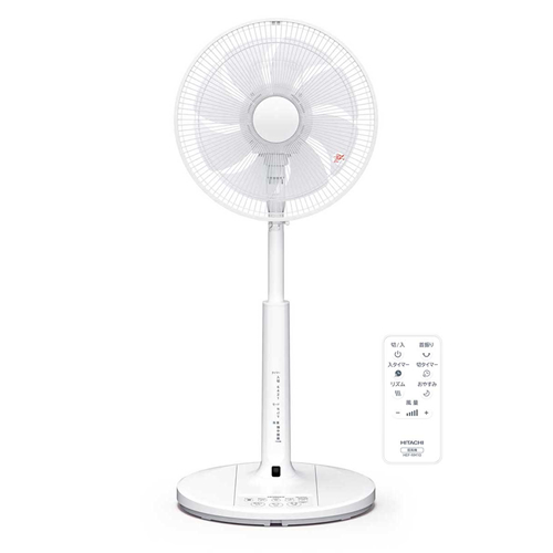 日立【HITACHI】ACモーター搭載 リビング扇風機 うちわ風 ホワイト HEF-AL300F【リモコン付き】の通販は